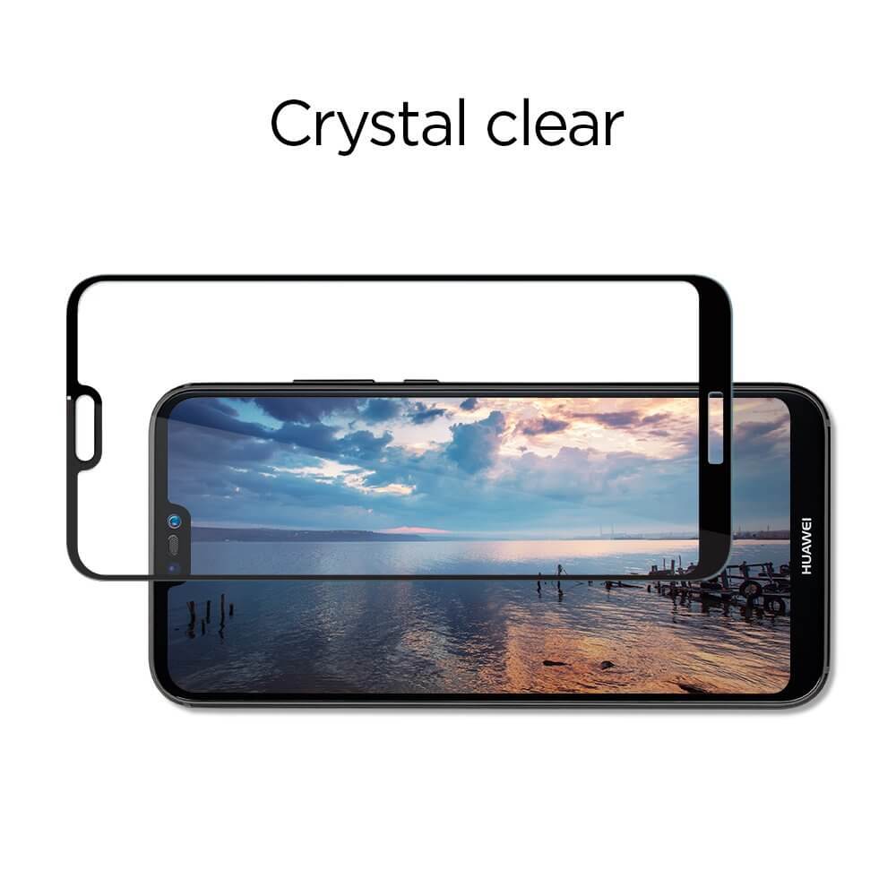 Spigen® GLAS.tR SLIM™ Huawei P20 Lite Full Cover Premium Tempered Glass Screen Protector