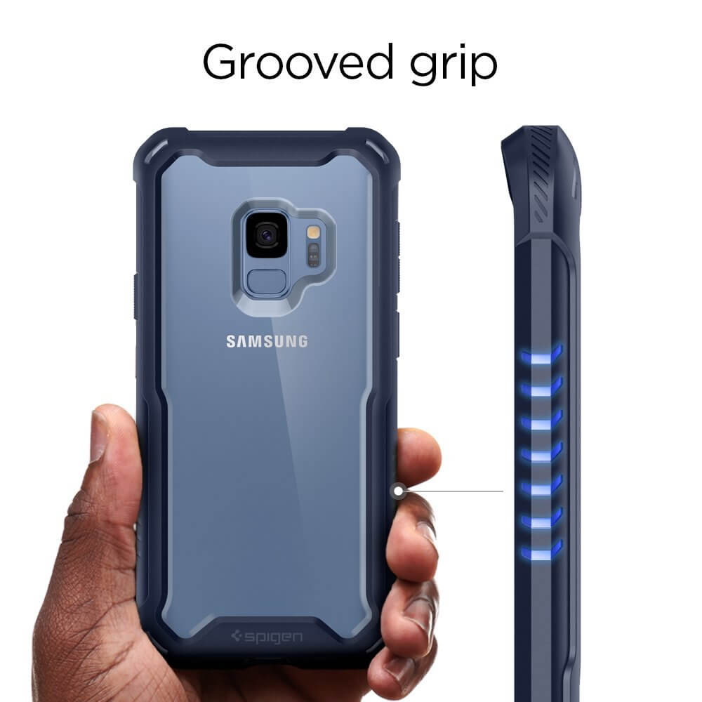 Spigen® Hybrid™ 360 592CS23041 Samsung Galaxy S9 Case - Deepsea Blue