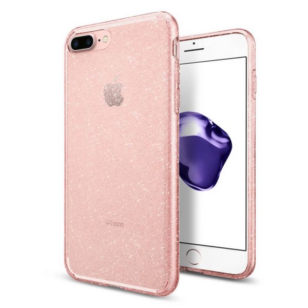 Spigen® Liquid Crystal™ Glitter 043CS21759 iPhone 8 Plus / 7 Plus Case - Rose Crystal