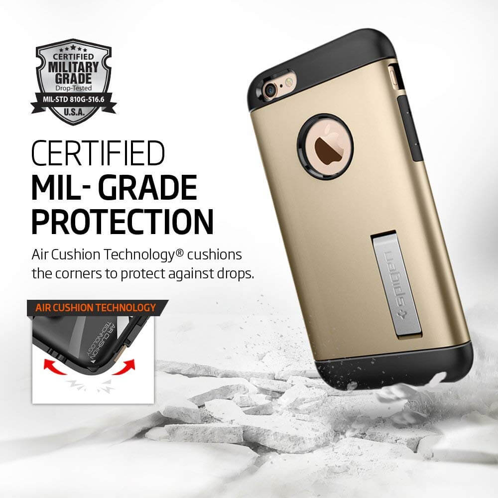 Spigen® Slim Armor™ SGP11607 iPhone 6 / 6s Case - Champagne Gold