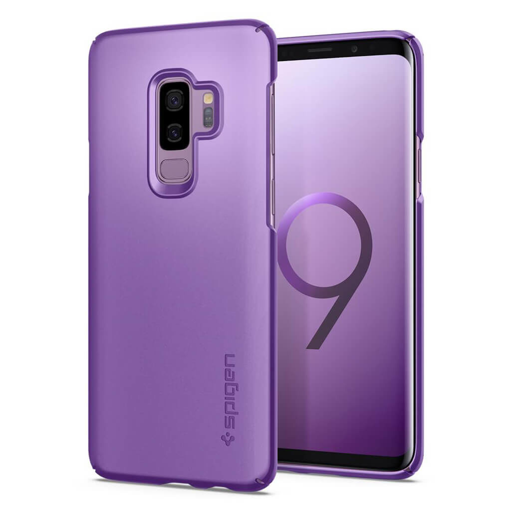 Spigen® Thin Fit™ 593CS22911 Samsung Galaxy S9+ Plus Case - Lilac Purple