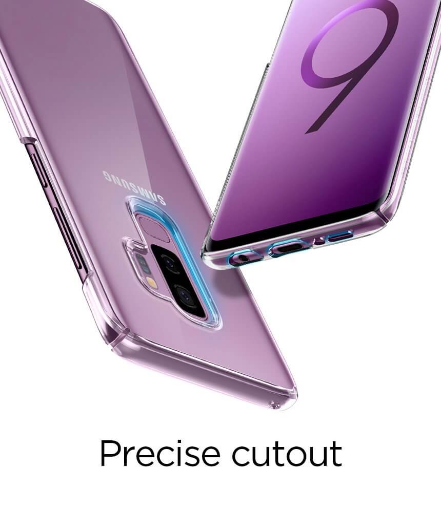 Spigen® Thin Fit™ 593CS22961 Samsung Galaxy S9+ Plus Case - Crystal Clear
