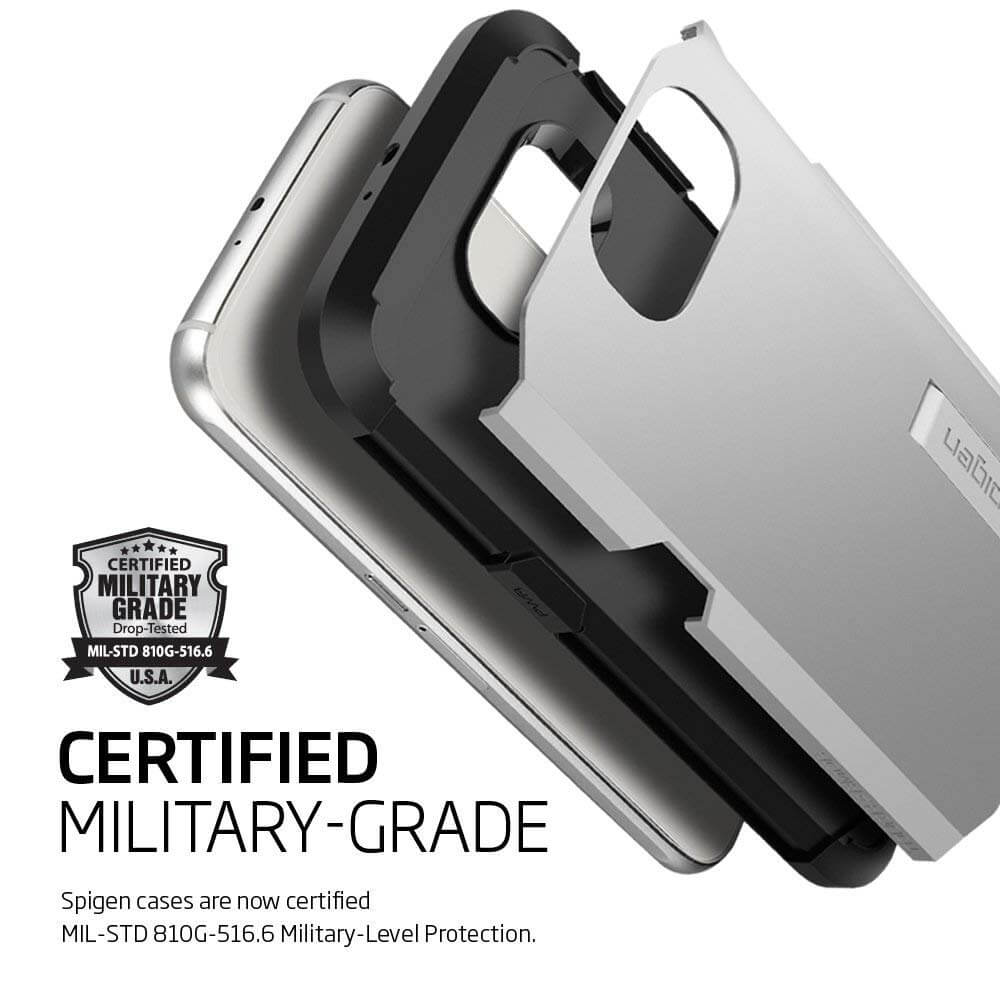 Spigen® Tough Armor™ SGP11339 Samsung Galaxy S6 Case - Satin Silver