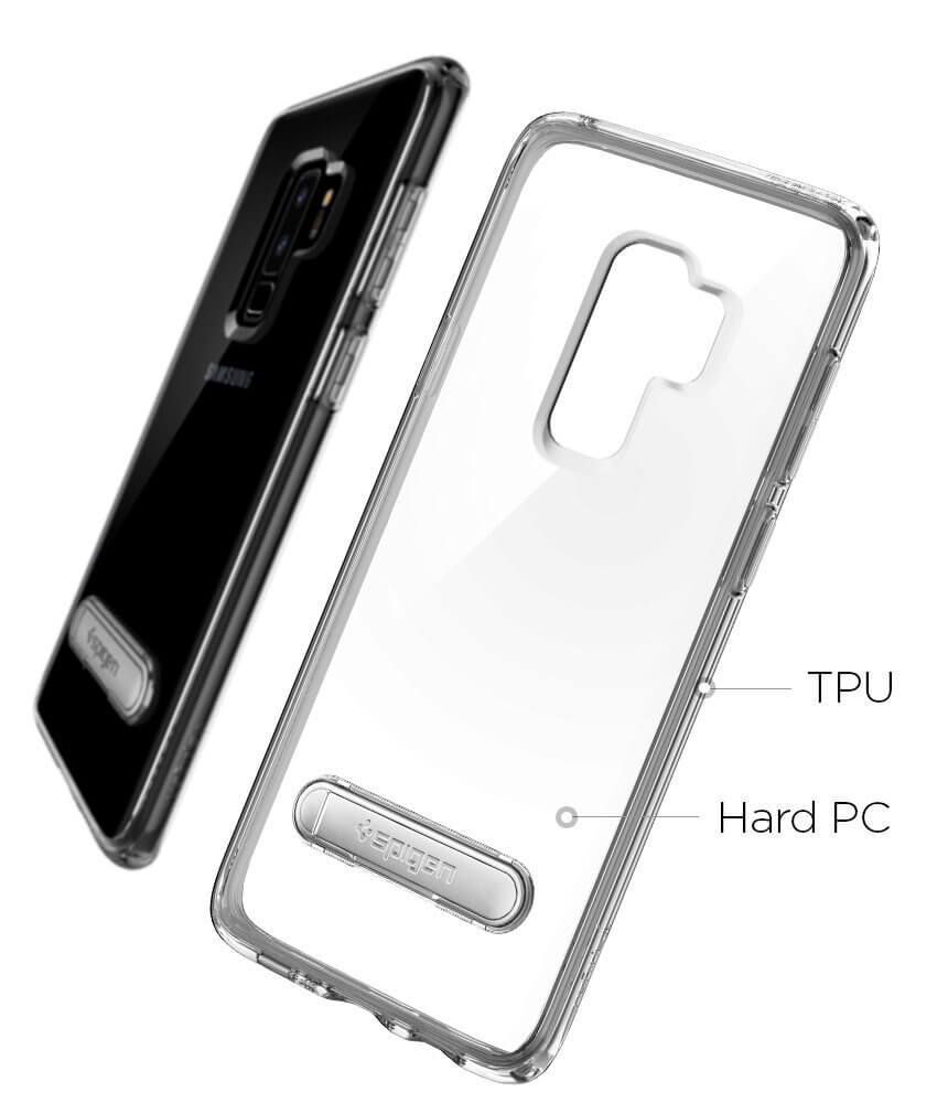 Spigen® Ultra Hybrid S™ 593CS22928 Samsung Galaxy S9+ Plus Case - Crystal Clear