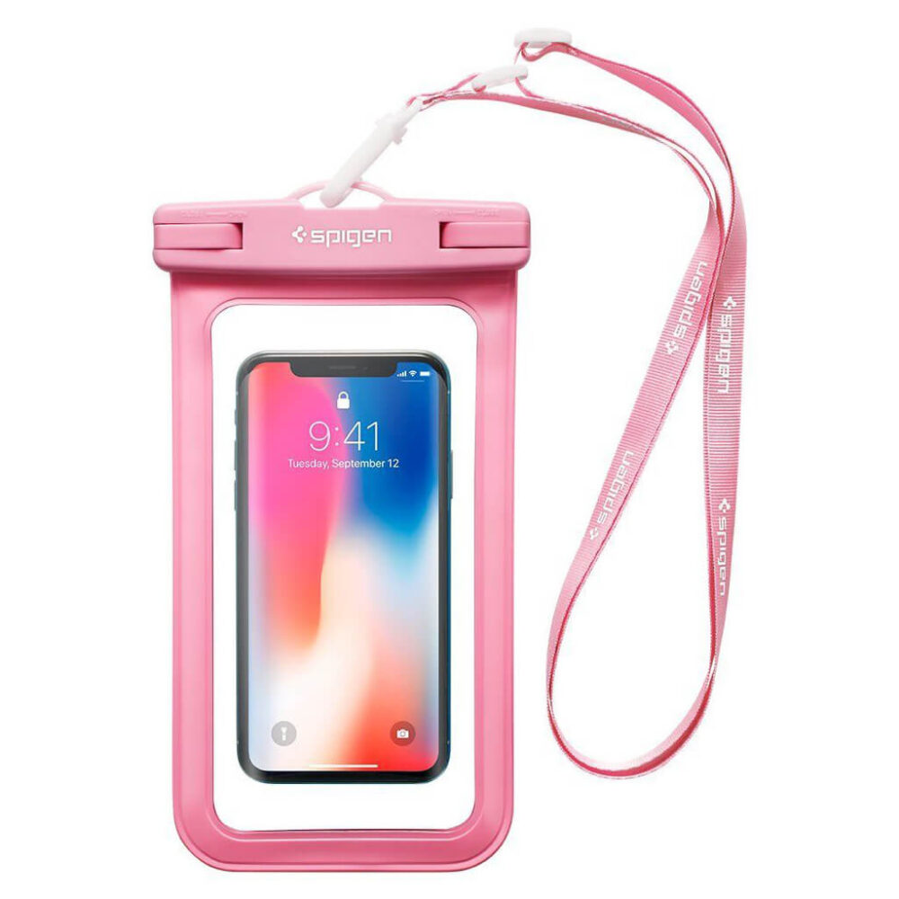 Spigen® Velo™ A600 000EM23355 IPX8 Certified Universal Waterproof Case - Pink