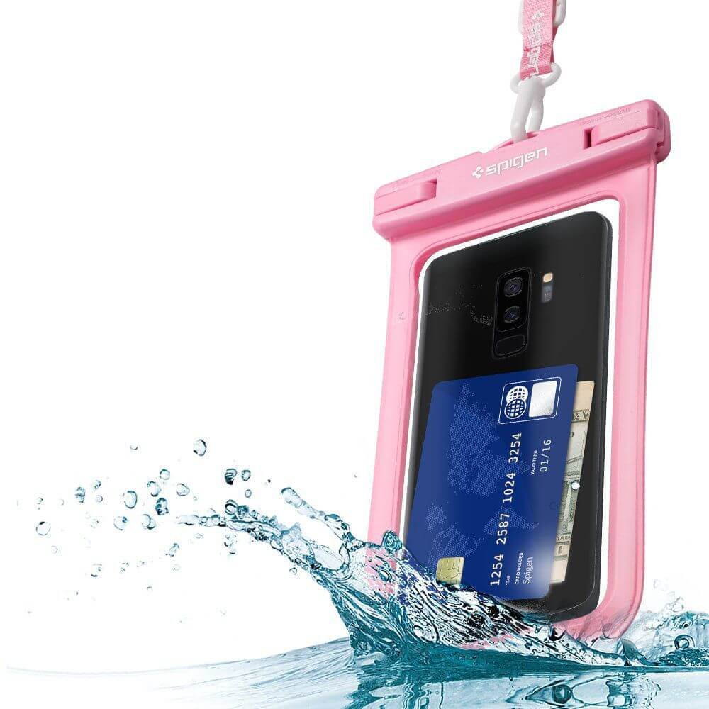 Spigen® Velo™ A600 000EM23355 IPX8 Certified Universal Waterproof Case - Pink