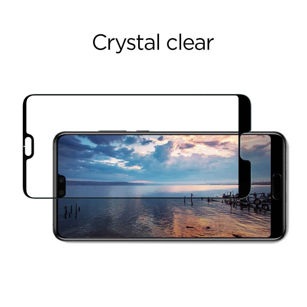 Spigen® GLAS.tR SLIM™ Huawei P20 FULL COVER Premium Tempered Glass Screen Protector