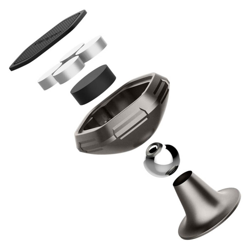 Spigen® Kuel® QS40 000CG22760 Metal Body Quad Magnetic Car Mount Holder