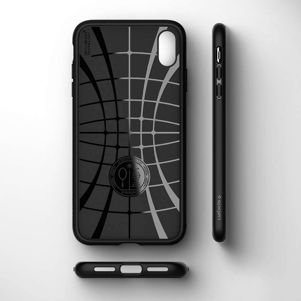 Spigen® Liquid Air™ 065CS25126 iPhone XS Max Case - Matte Black