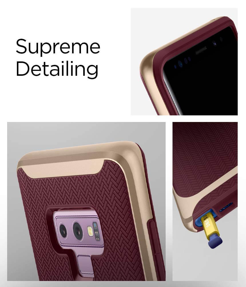 Spigen® Neo Hybrid™ 599CS24592 Samsung Galaxy Note 9 Case - Burgundy