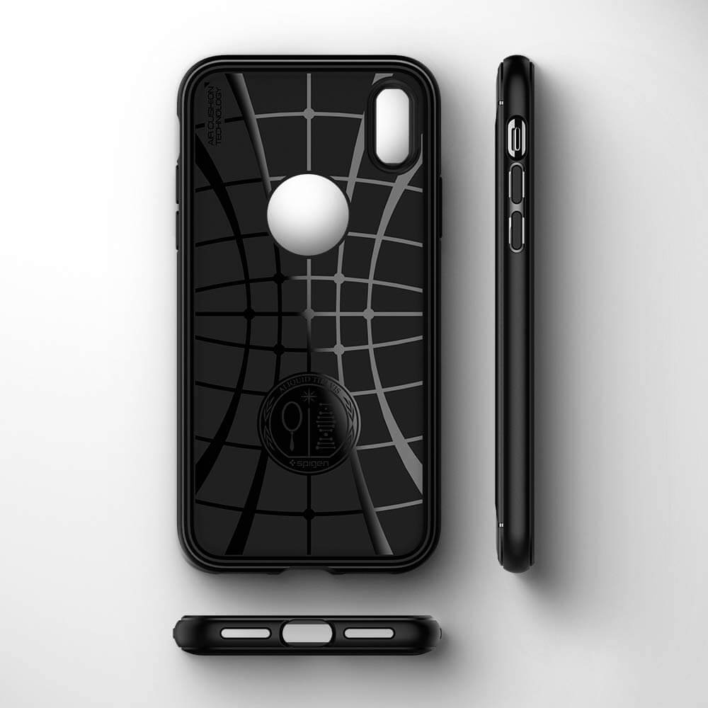 Spigen® Rugged Armor™ 065CS25125 iPhone XS Max Case - Matte Black