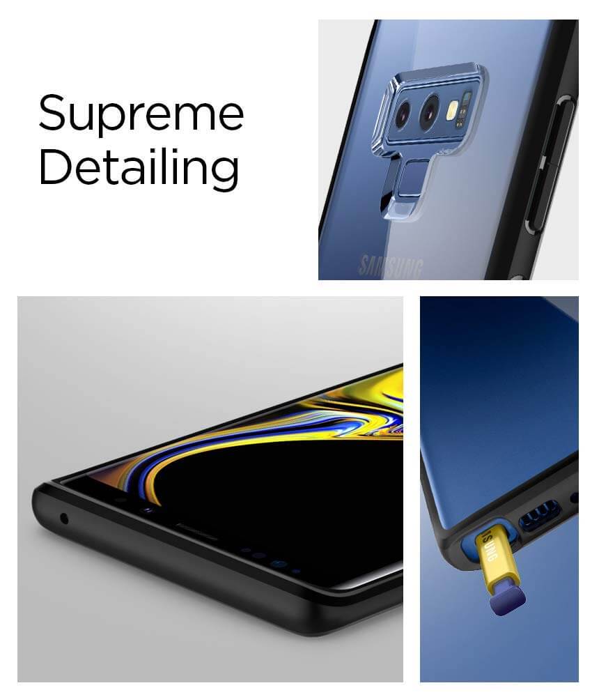 Spigen® Ultra Hybrid™ 599CS24574 Samsung Galaxy Note 9 Case - Matte Black