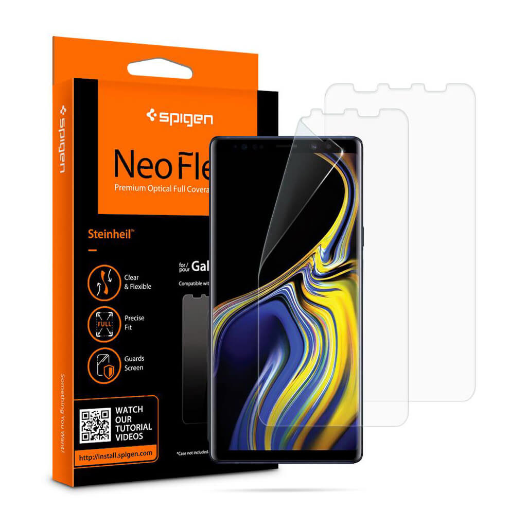 Spigen® (x2Pack) Neo Flex™ Samsung Galaxy Note 9 Premium Screen Protector