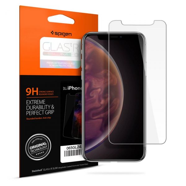 Spigen® GLAS.tR SLIM™ HD 065GL24540 iPhone XS Max Premium Tempered Glass Screen Protector