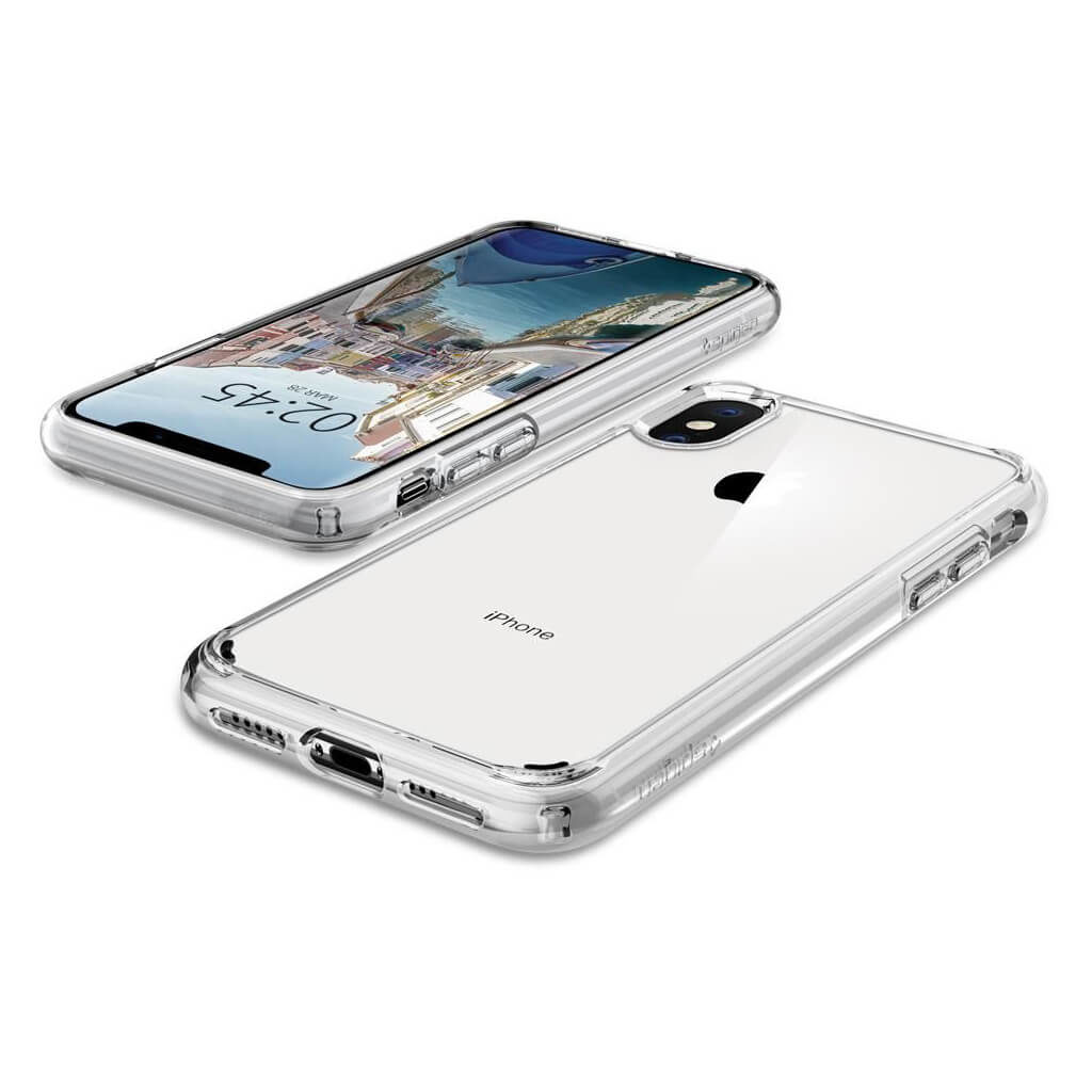 Spigen® Ultra Hybrid™ 063CS25115 iPhone XS / X Case - Crystal Clear