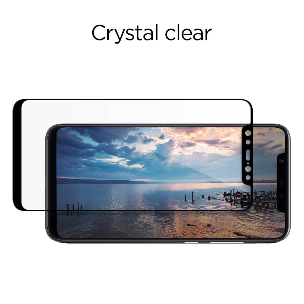 Spigen® GLAS.tR SLIM™ Xiaomi Mi 8 FULL COVER Premium Tempered Glass Screen Protector