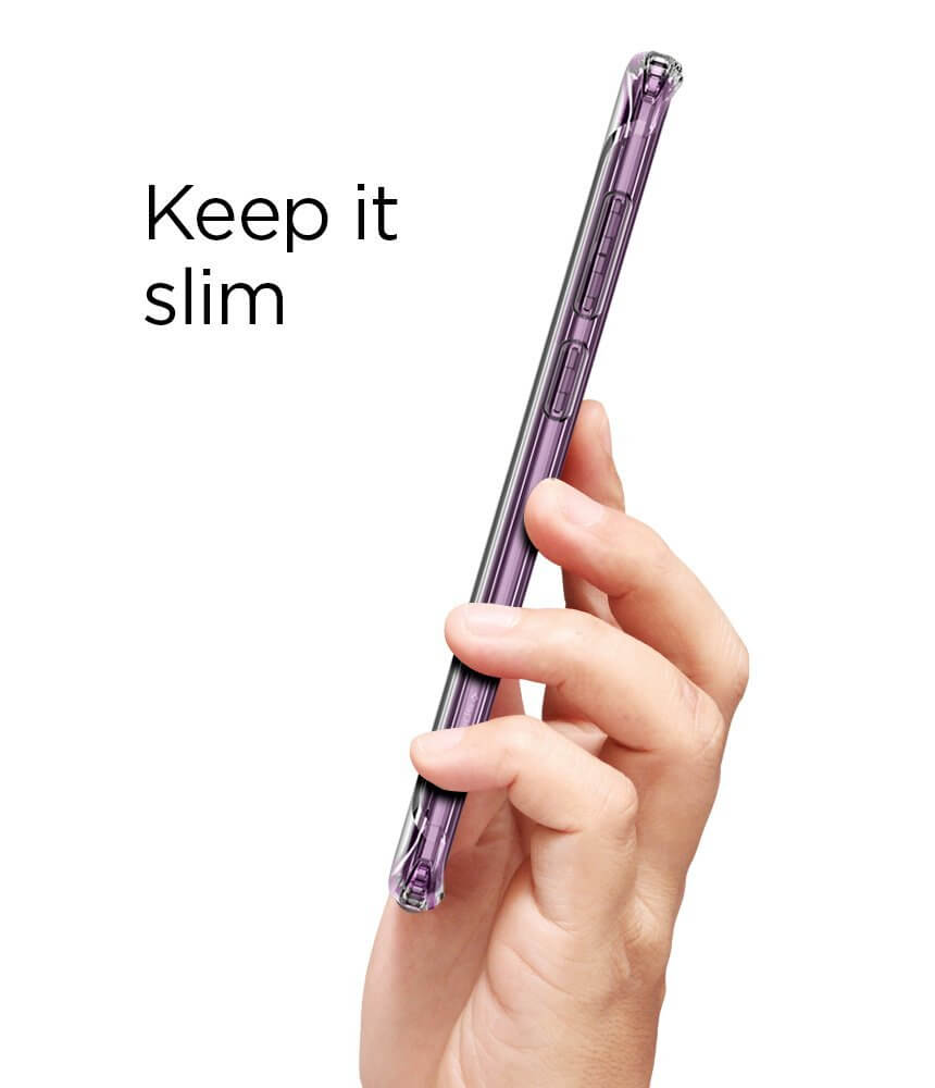 Spigen® Rugged Crystal™ 593CS22922 Samsung Galaxy S9+ Plus Case - Crystal Clear