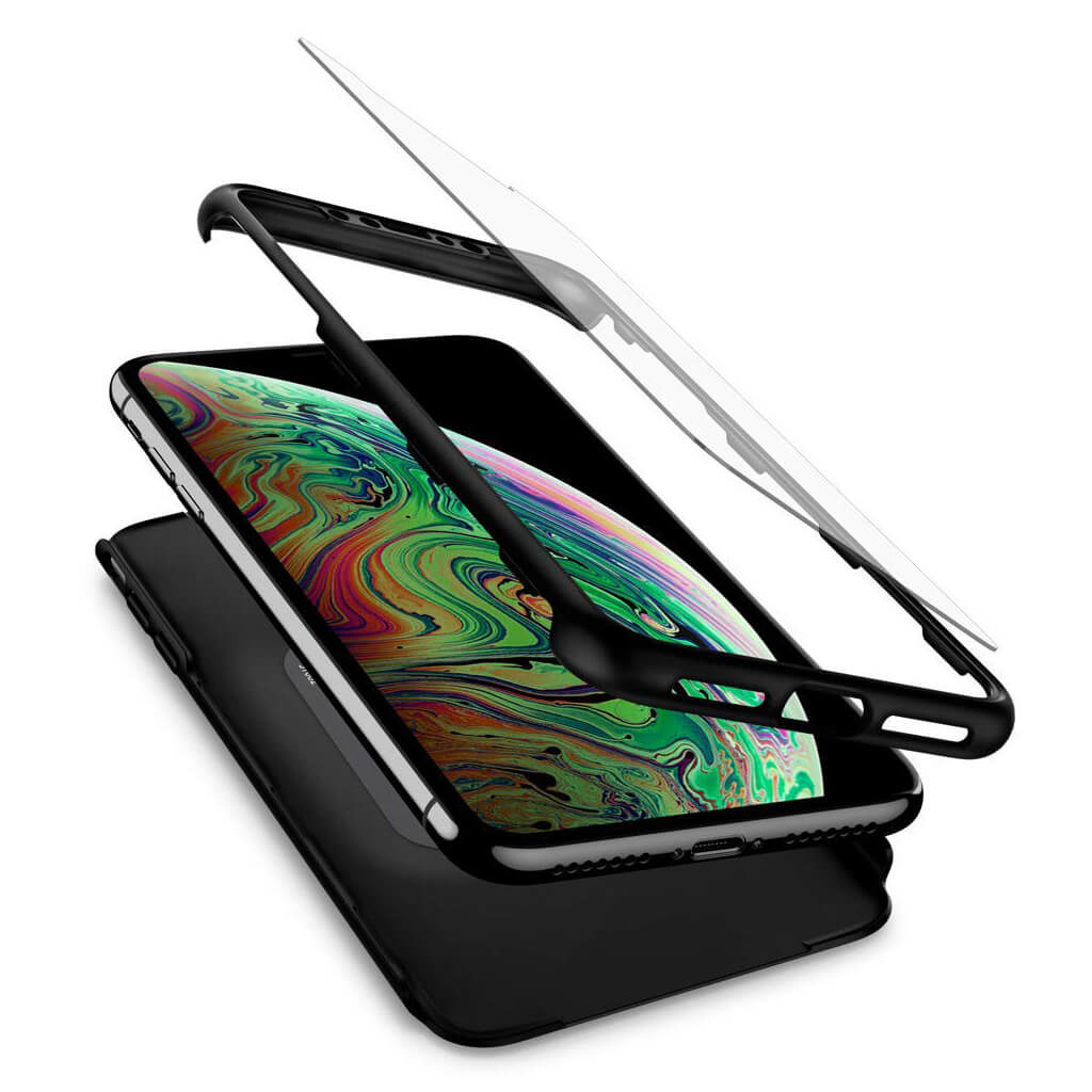 Spigen® Thin Fit 360™ 065CS24846 iPhone XS Max Case - Black