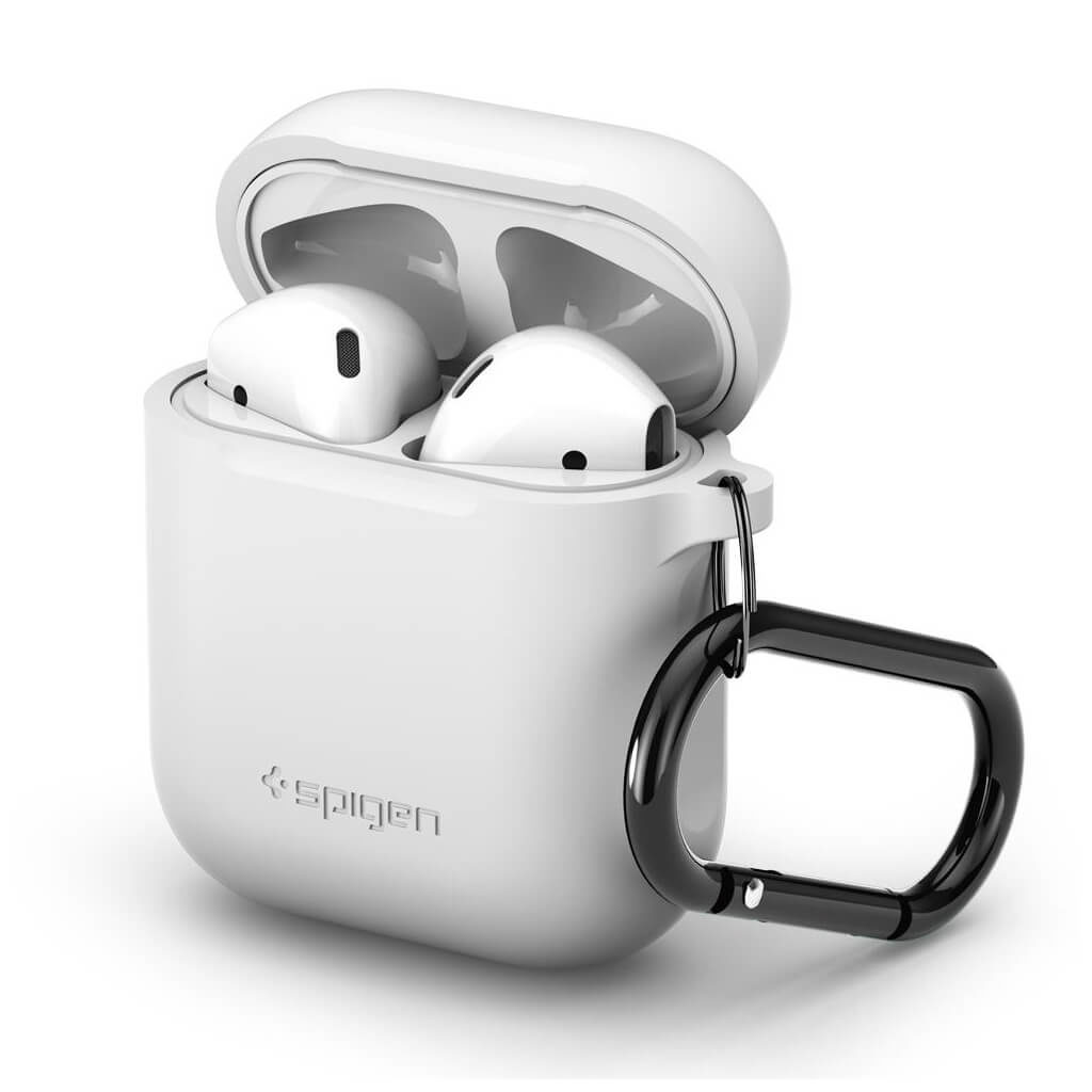 Spigen® Apple AirPods Silicone Case / 066CS24809 - White
