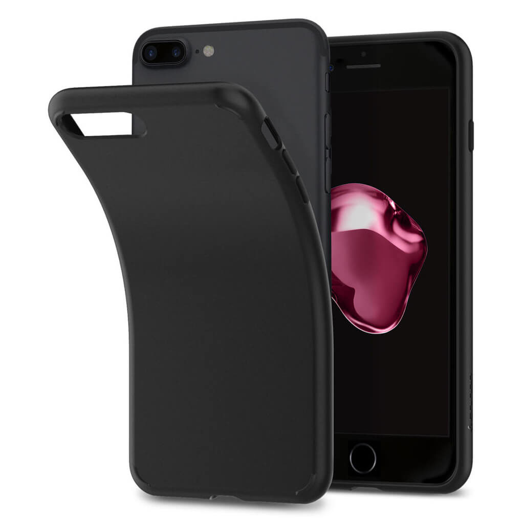 Spigen® Liquid Crystal™ 043CS21451 iPhone 8 Plus / 7 Plus Case - Matte Black