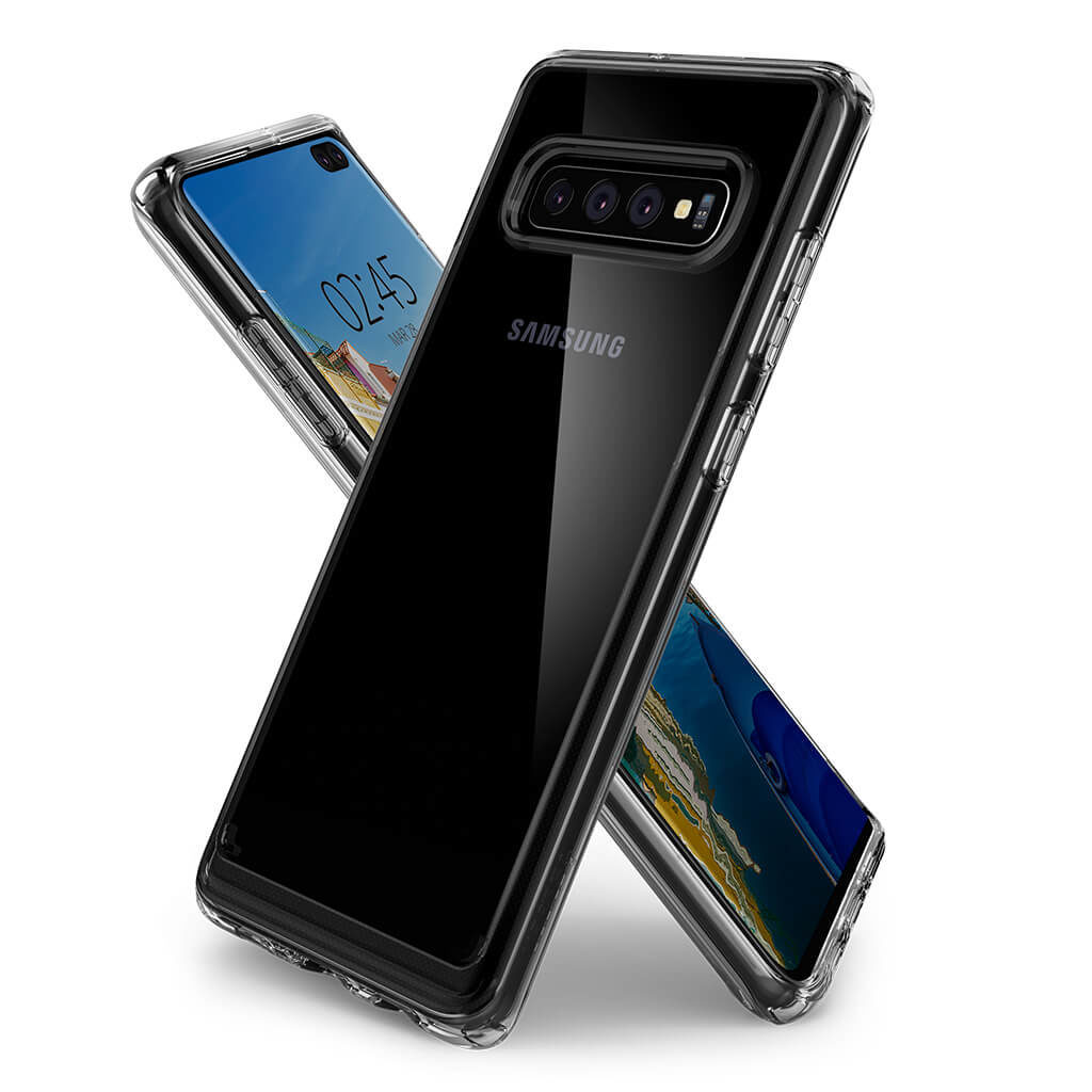Spigen® Crystal Hybrid™ 606CS25656 Samsung Galaxy S10+ Plus Case - Crystal Clear