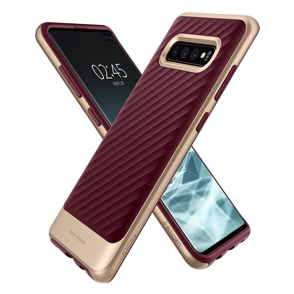 Spigen® Neo Hybrid™ 605CS25810 Samsung Galaxy S10 Case - Burgundy