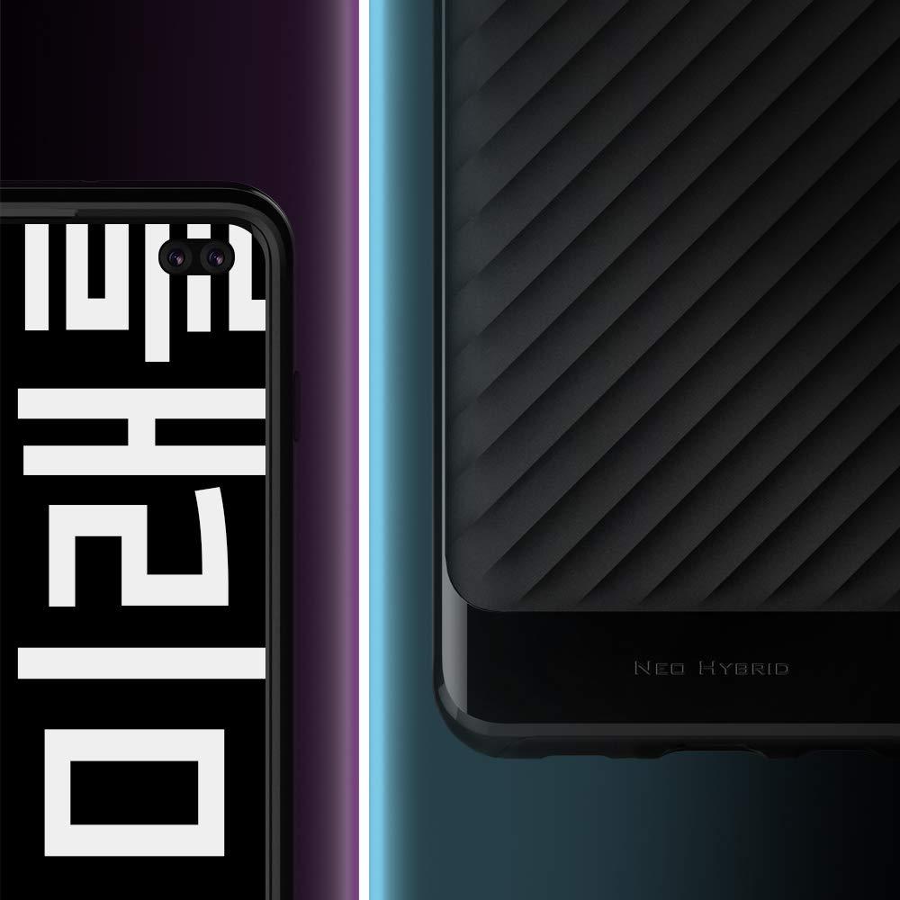 Spigen® Neo Hybrid™ 606CS25773 Galaxy S10+ Plus Case - Midnight Black
