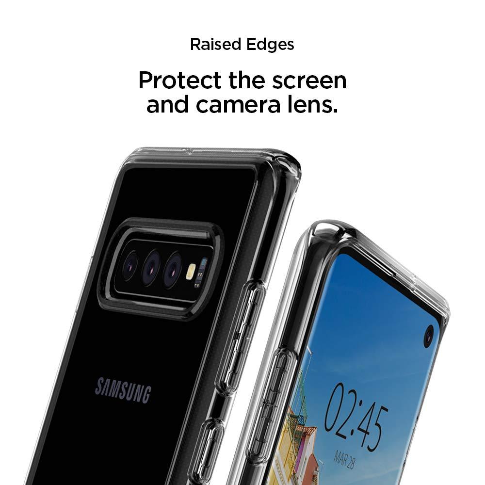 Spigen® Ultra Hybrid™ 605CS25801 Samsung Galaxy S10 Case - Crystal Clear