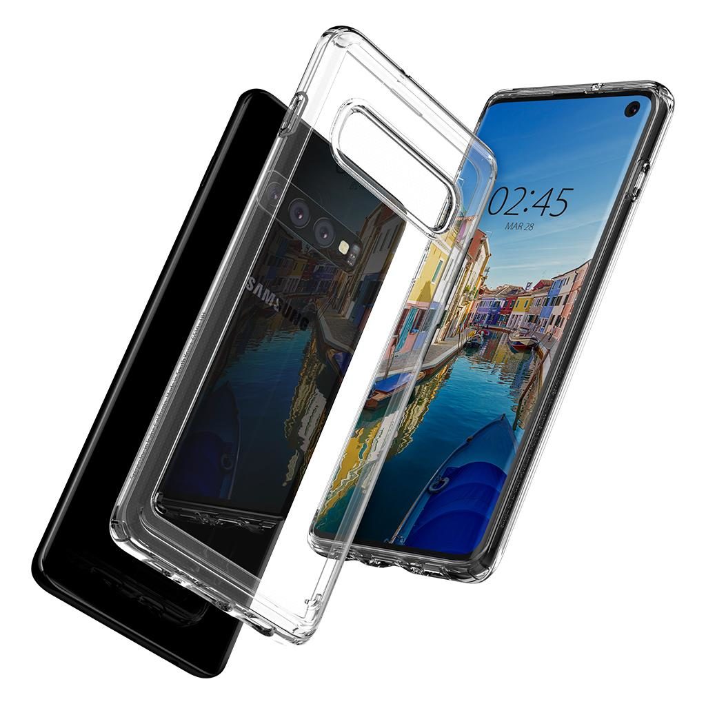Spigen® Crystal Hybrid™ 605CS25661 Samsung Galaxy S10 Case – Crystal Clear