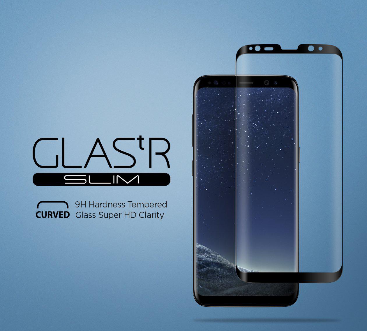 Spigen® GLAS.tR™ Full Cover 571GL21778 Samsung Galaxy S8+ Plus Premium Tempered Glass Screen Protector