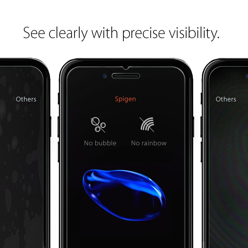 Spigen® GLAS.tR™ HD 043GL20608 iPhone 8 Plus / 7 Plus Premium Tempered Glass Screen Protector