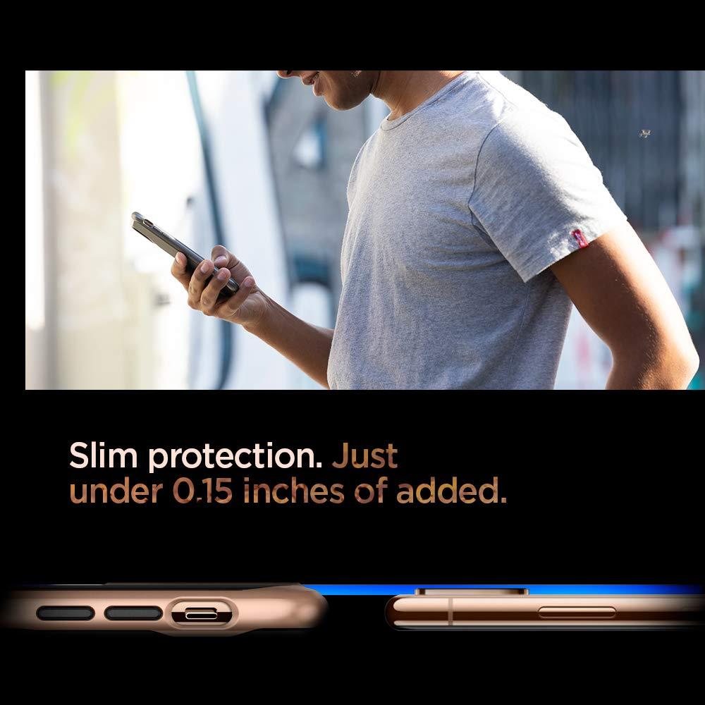 Spigen® Neo Hybrid™ 063CS25328 iPhone XS / X Case - Blush Gold
