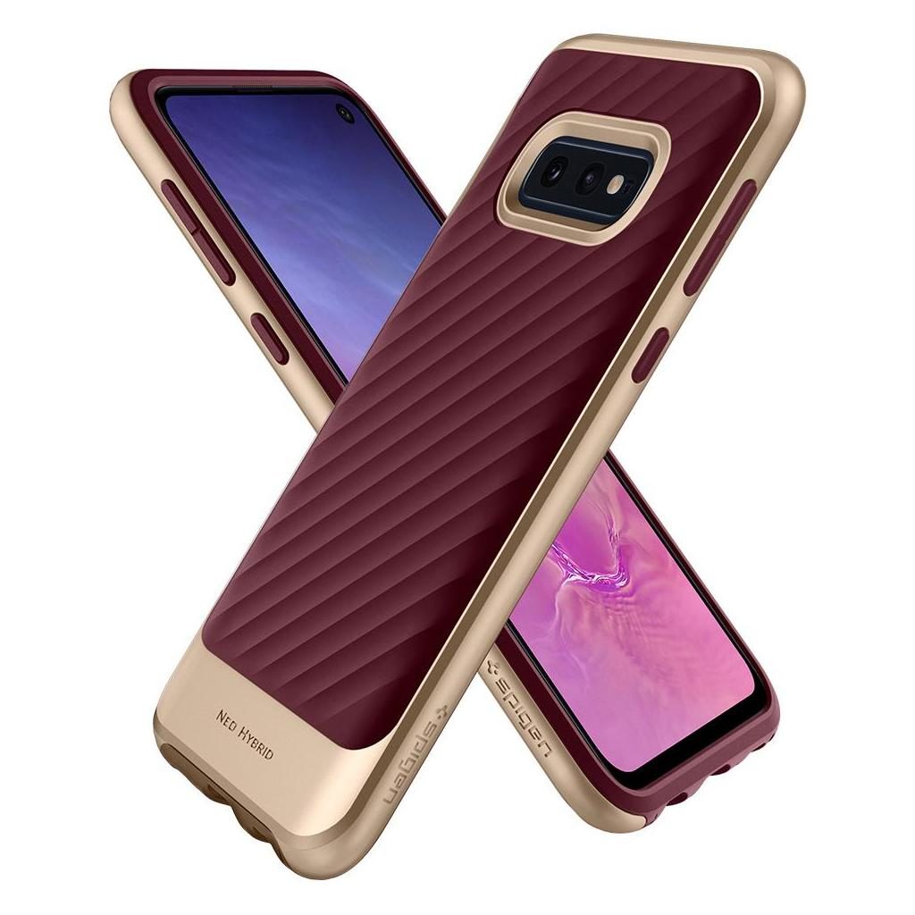 Spigen® Neo Hybrid™ 609CS25847 Samsung Galaxy S10e Case - Burgundy