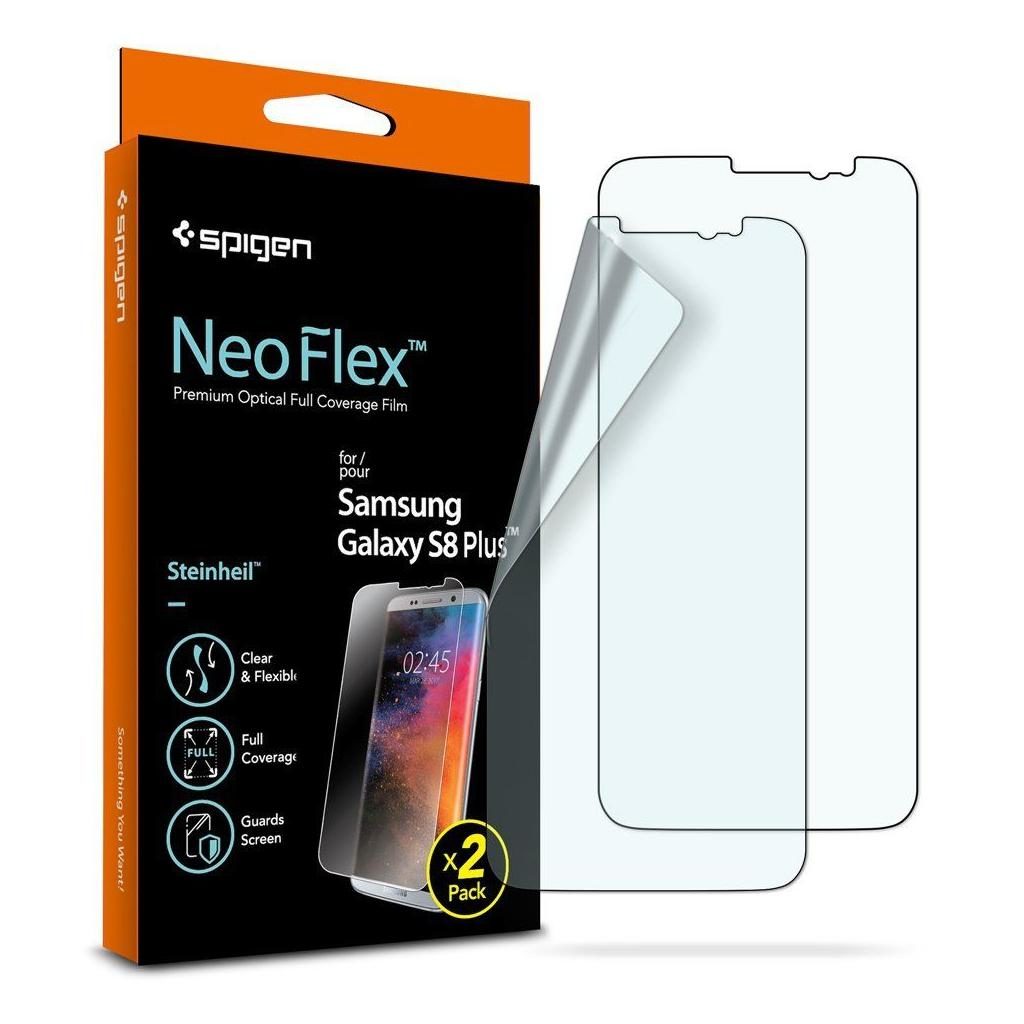 Spigen® (x2Pack) Neo Flex™ HD 571FL21706 Samsung Galaxy S8+ Plus Premium Screen Protector