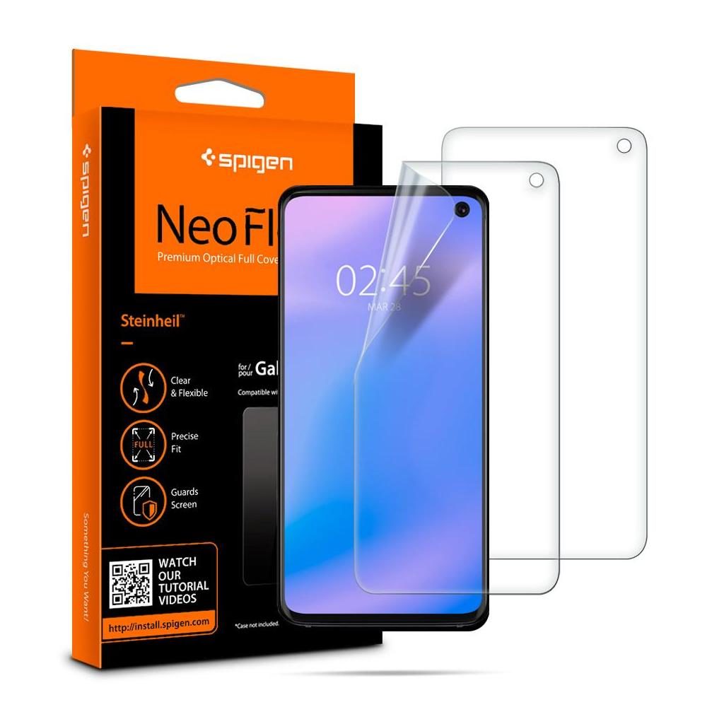 Spigen® (x2Pack) Neo Flex™ HD 605FL25696 Samsung Galaxy S10 Premium Screen Protector