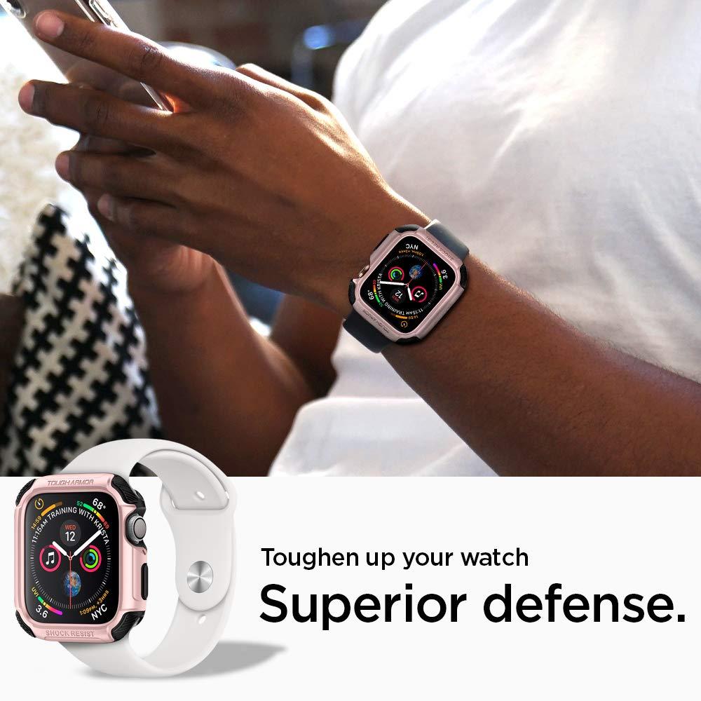 Spigen® Tough Armor™ 062CS24479 Apple Watch Series 4 (44mm) Case - Rose Gold