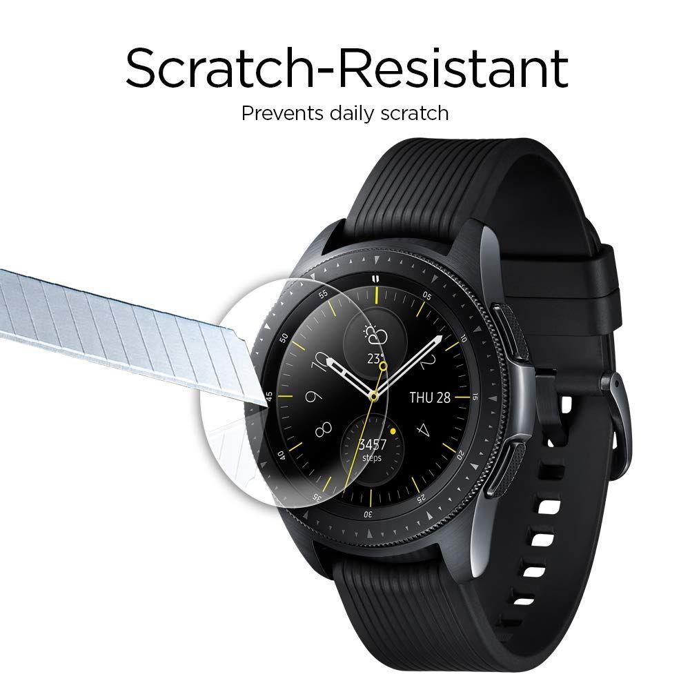 Spigen® (x3Pack) GLAS.tR™ 600GL25075 Galaxy Watch (42mm) Premium Tempered Glass Screen Protector