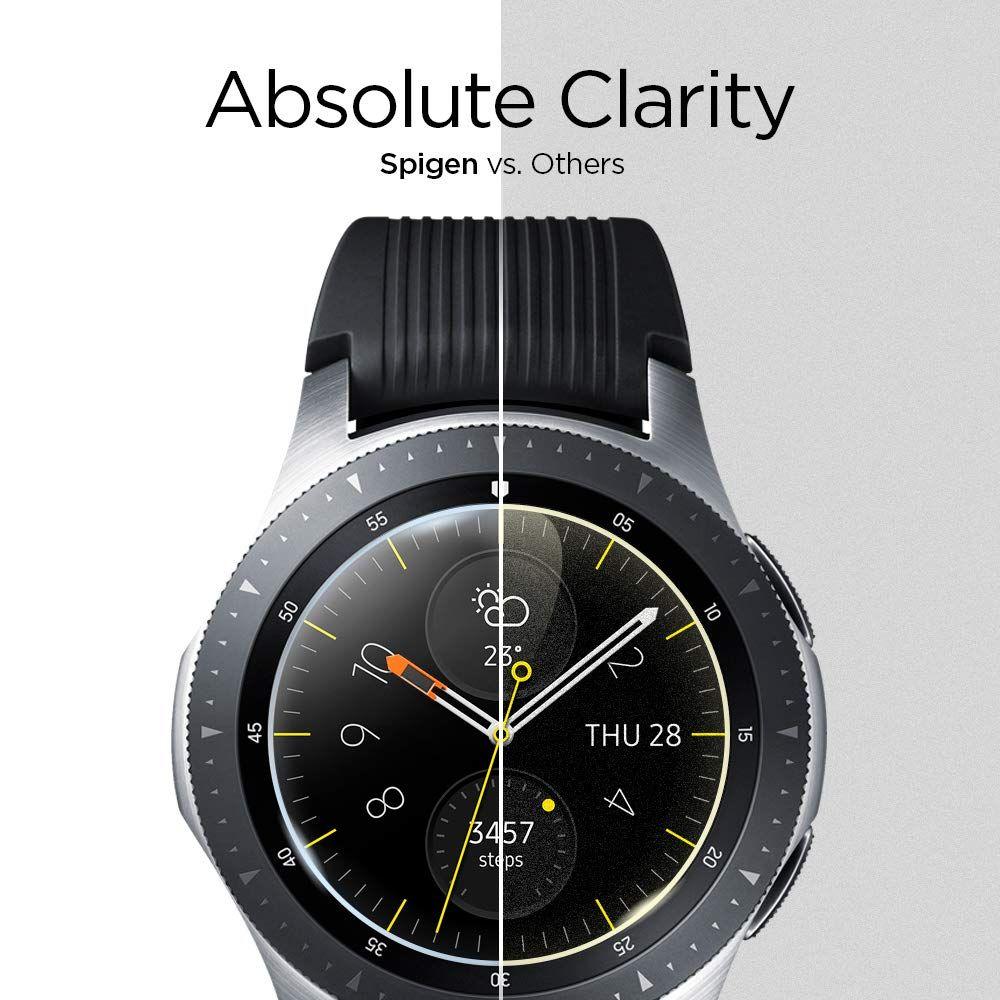 Spigen® (x3Pack) GLAS.tR™ 603GL25595 Galaxy Watch (46mm) Premium Tempered Glass Screen Protector