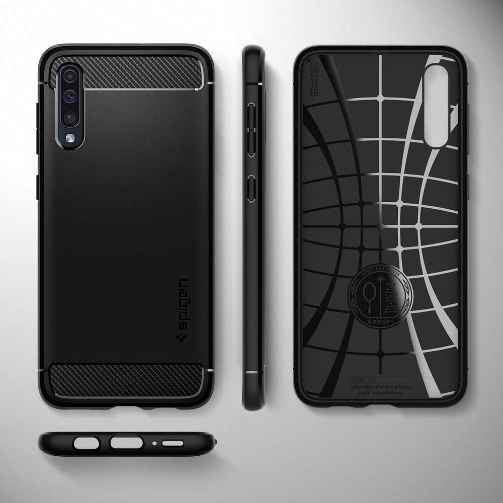Spigen® Rugged Armor™ 611CS26199 Samsung Galaxy A50 Case - Matte Black