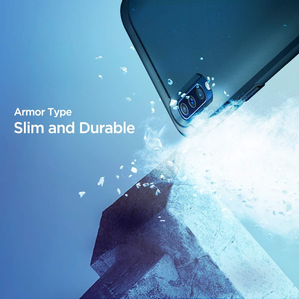 Spigen® Slim Armor™ 611CS26203 Samsung Galaxy A50 Case - Metal Slate