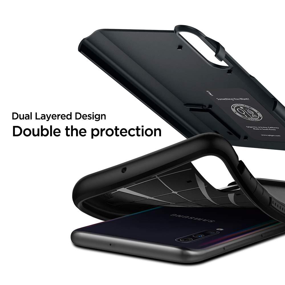 Spigen® Slim Armor™ 611CS26203 Samsung Galaxy A50 Case - Metal Slate