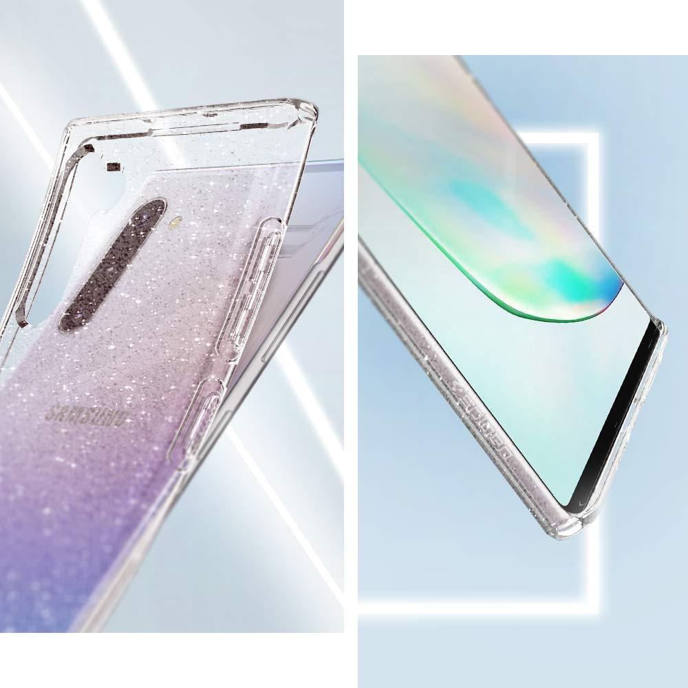 Spigen® Liquid Crystal Glitter™ 628CS27371 Samsung Galaxy Note 10 Case - Crystal Quartz