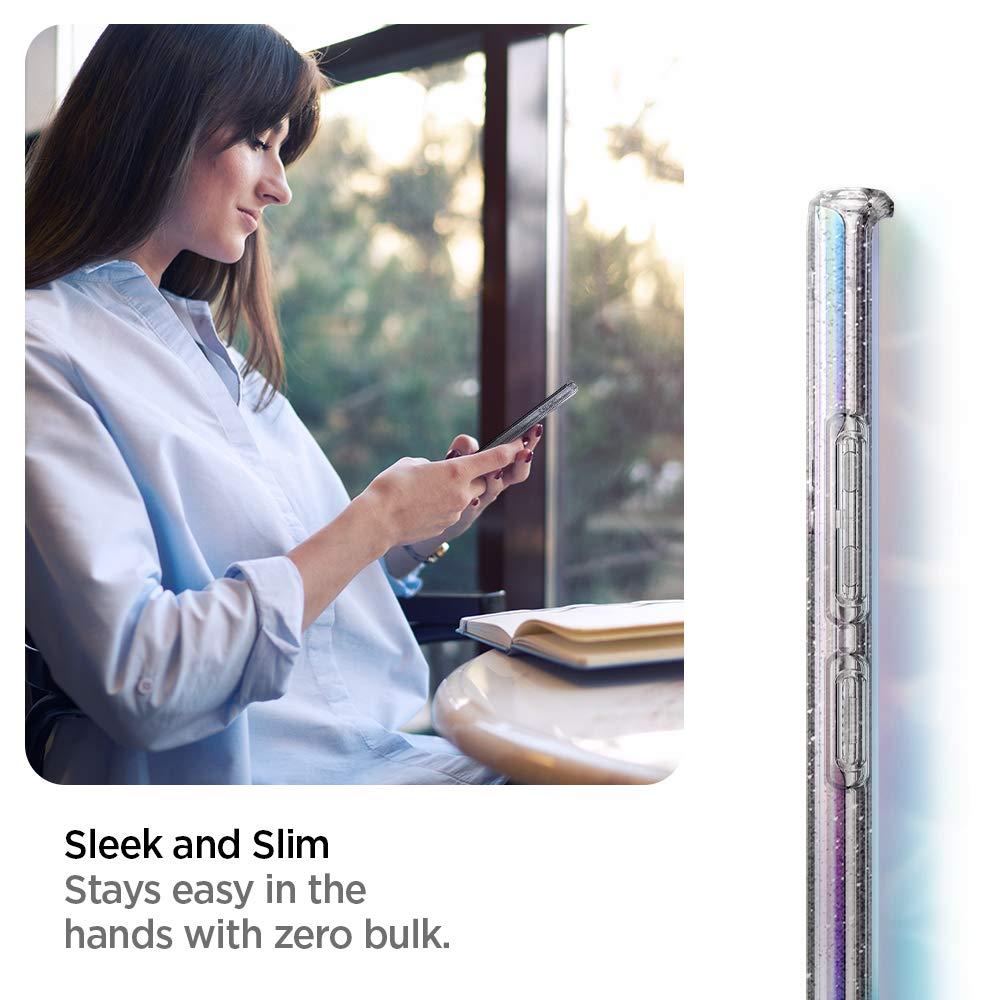 Spigen® Liquid Crystal Glitter™ 628CS27371 Samsung Galaxy Note 10 Case - Crystal Quartz