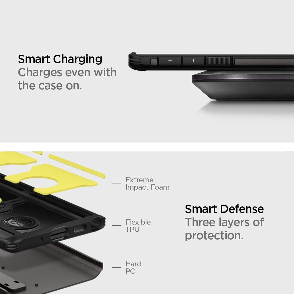 Spigen® Tough Armor™ 627CS27336 Samsung Galaxy Note 10+ Plus Case - Gunmetal