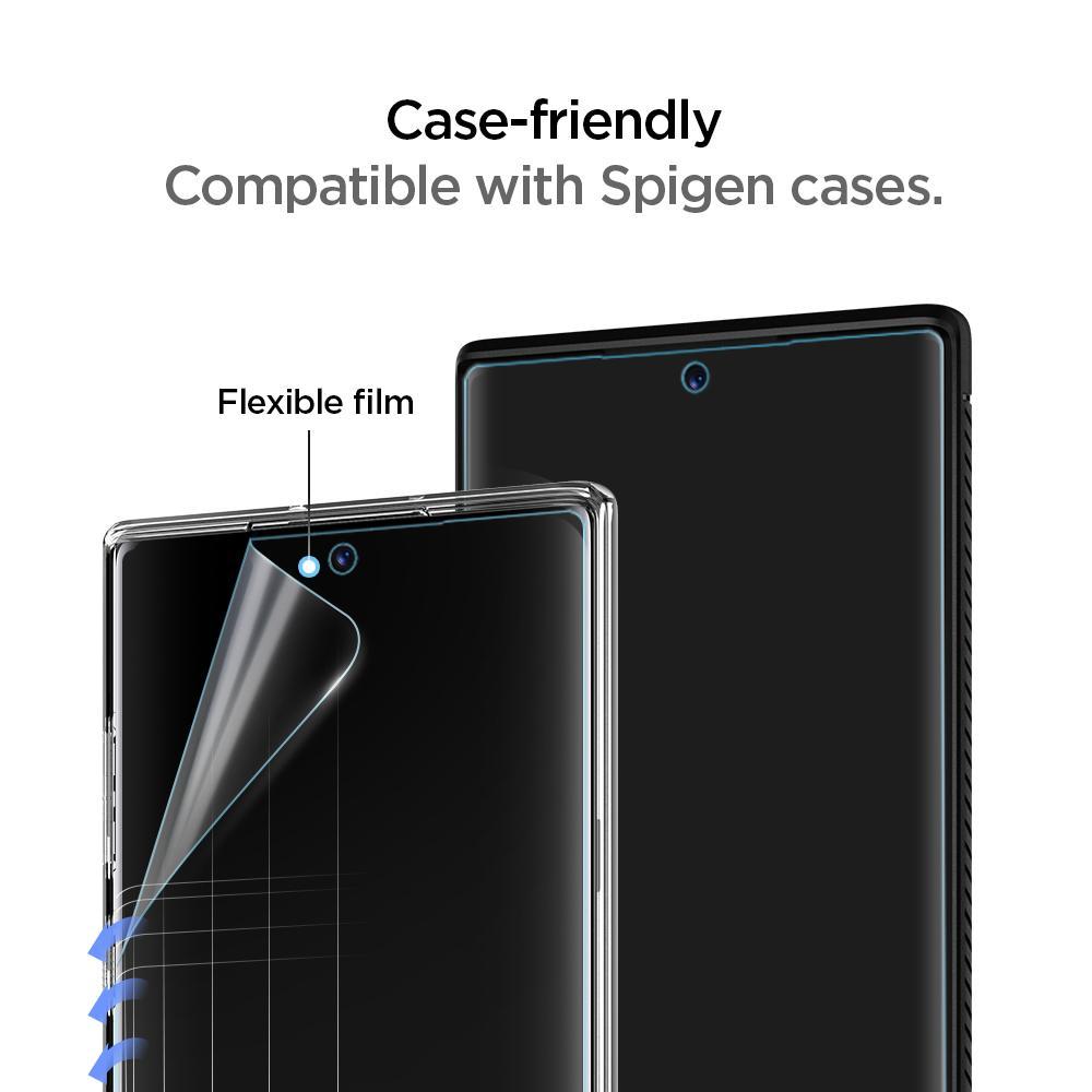 Spigen® (x2Pack) Neo Flex™ HD 627FL27294 Samsung Galaxy Note 10+ Plus Premium Screen Protector