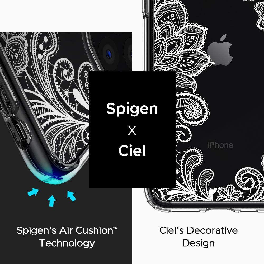 Spigen® Cecile Ciel by Cyrill Collection 075CS27167 iPhone 11 Pro Max Case - White Mandala