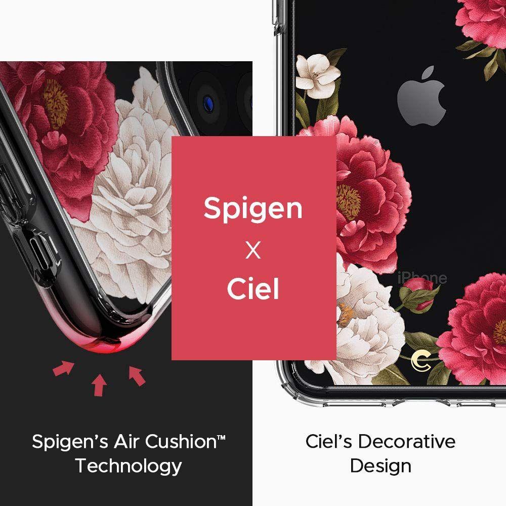 Spigen® Cecile Ciel by Cyrill Collection 075CS27168 iPhone 11 Pro Max Case - Red Floral