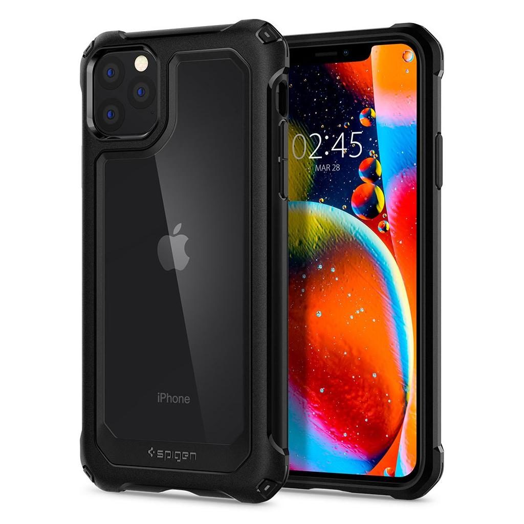Spigen® Gauntlet 075CS27495 iPhone 11 Pro Max Case - Carbon Black