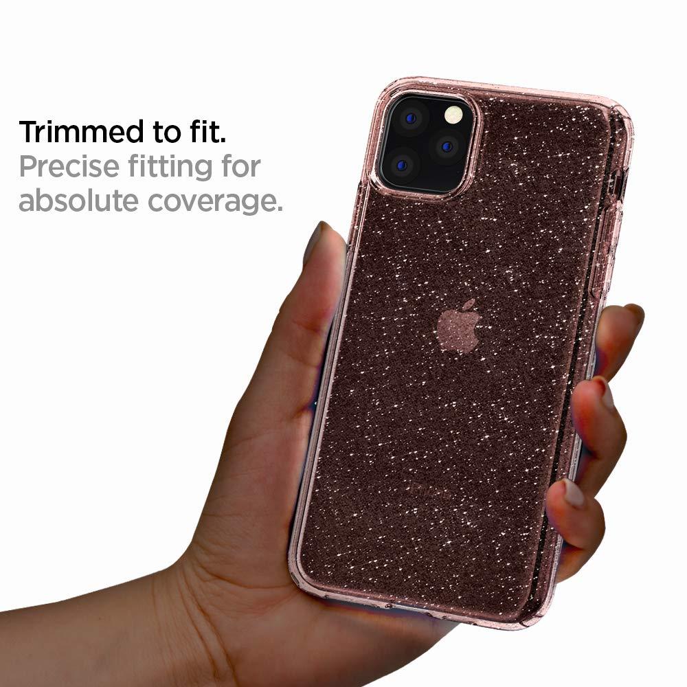 Spigen® Liquid Crystal Glitter™ 075CS27132 iPhone 11 Pro Max Case - Rose Quartz