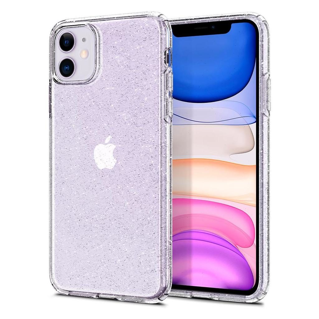 Spigen® Liquid Crystal Glitter™ 076CS27181 iPhone 11 Case - Crystal Quartz